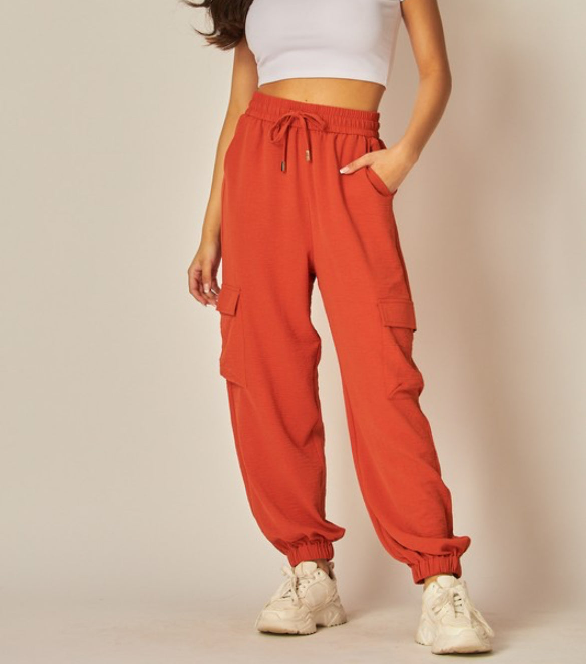Orange Rust Airflow Jogger