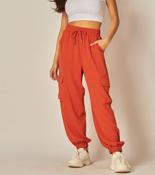 Orange Rust Airflow Jogger