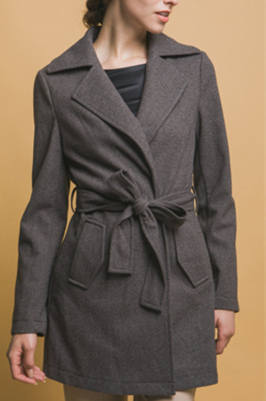 Charcoal Trench Coat