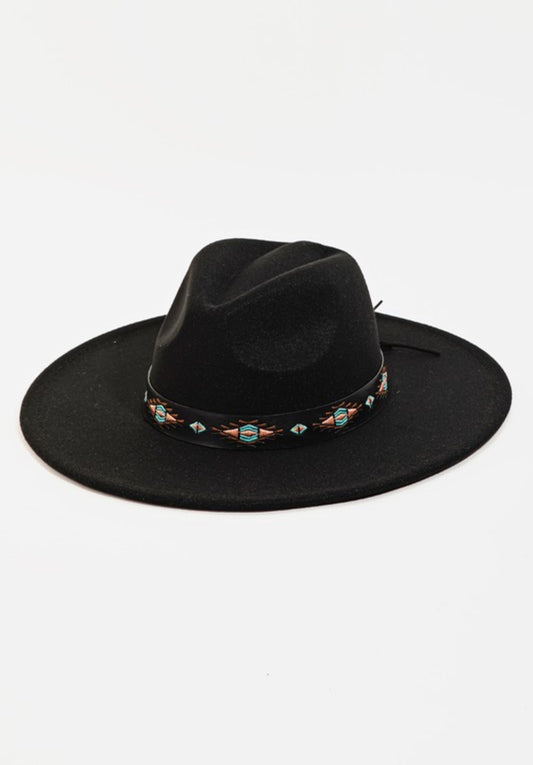 Black Zion Fedora Hat