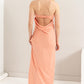 Peach Maxi Dress